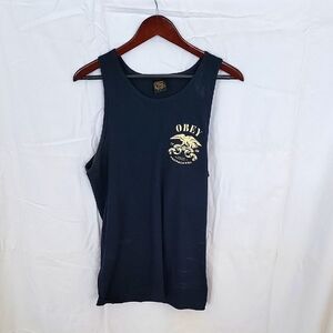 Obey Men's Black Tank Top